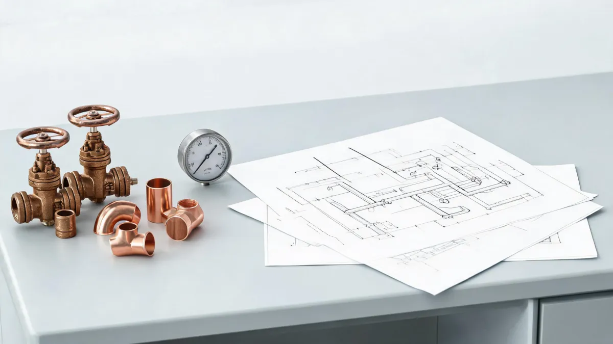 Valve and fitting technical article illustration