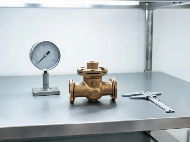 Valve quality control bench