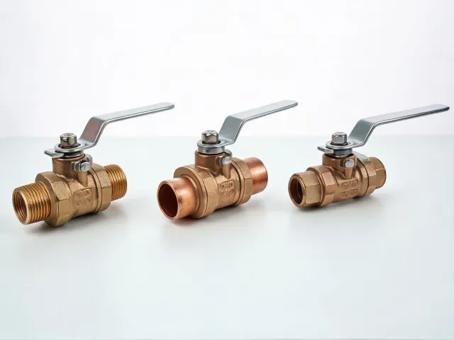 Bronze and brass ball valve range